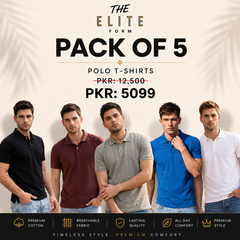 (PACK OF 5) POLO T-SHIRTS