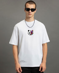 WHITE BETTER & BETTER OVERSIZED GRAPHIC TEEZ