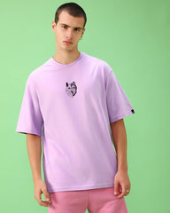 PURPLE BEAST OVERSIZED GRAPHIC TEEZ