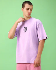 PURPLE BEAST OVERSIZED GRAPHIC TEEZ