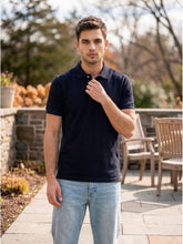 STEEL BLACK POLO T-SHIRT (BASIC)