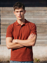 RUST POLO T-SHIRT (BASIC)