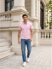 PINK POLO T-SHIRT (BASIC)