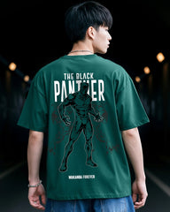 GREEN WAKANDA FOREVER SIZED GRAPHIC TEEZ