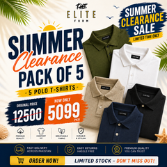 (PACK OF 5) POLO T-SHIRTS