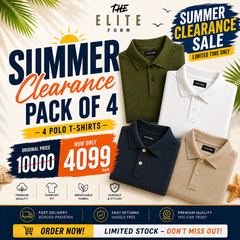 (PACK OF 4) POLO T-SHIRTS