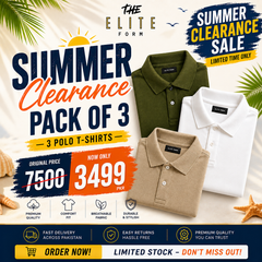 (PACK OF 3) POLO T-SHIRTS