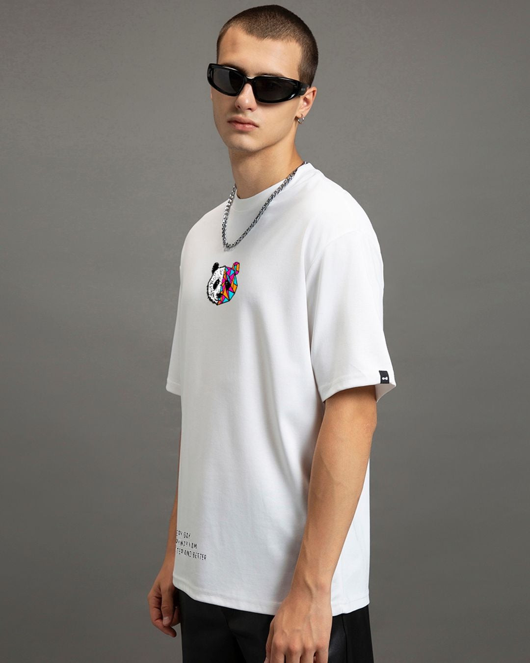WHITE BETTER & BETTER OVERSIZED GRAPHIC TEEZ