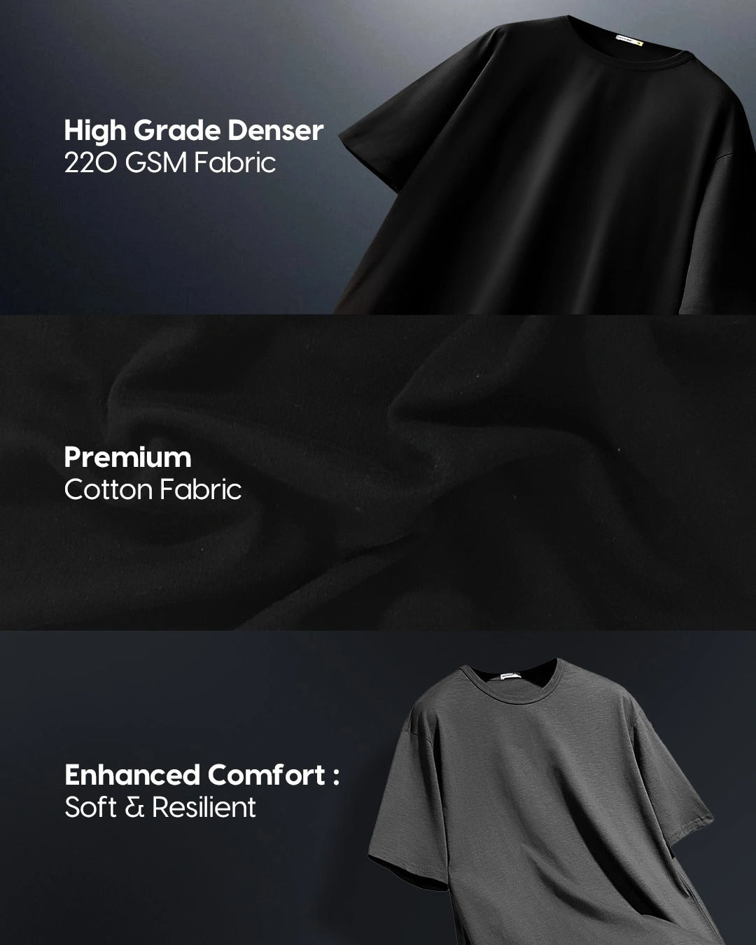 GRAY WAKANDA FOREVER OVERSIZED GRAPHIC TEEZ