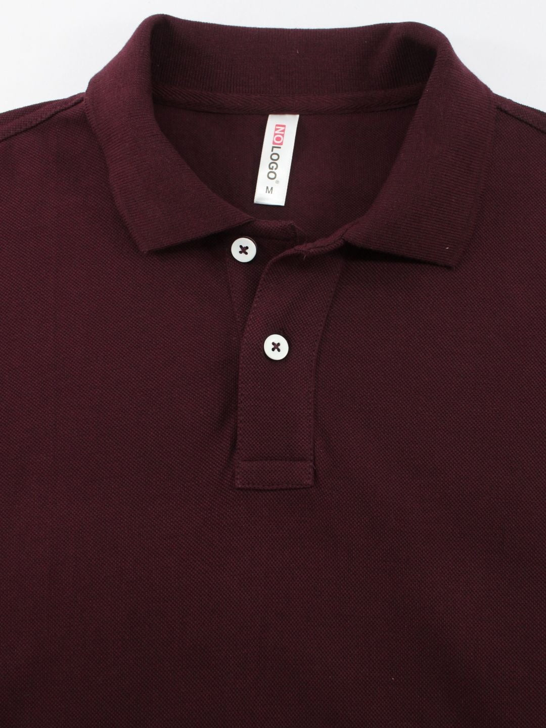 BURGUNDY POLO T-SHIRT (BASIC)